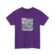Ovarian Cancer Unisex Heavy Cotton Tee