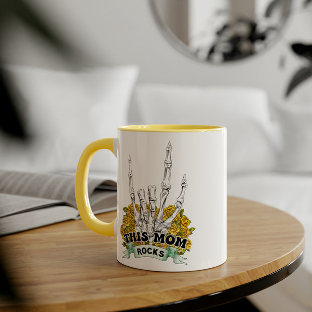 This Mom Rocks Accent Mugs, 11oz