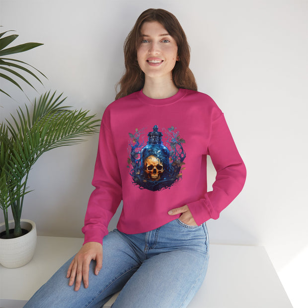 Bottled Skull Unisex Heavy Blend™ Crewneck Sweatshirt