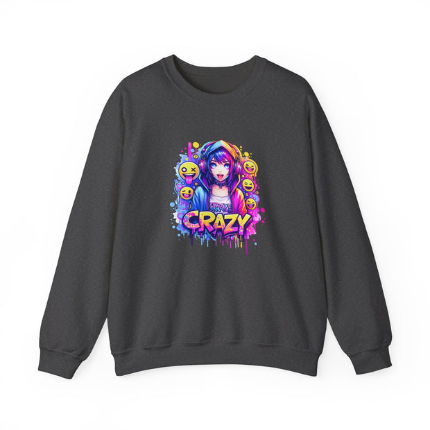 Graffiti Anime Girls Unisex Heavy Blend™ Crewneck Sweatshirt