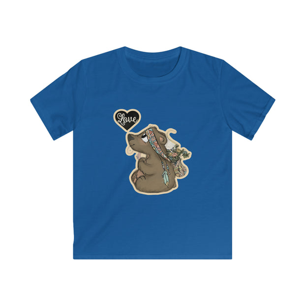 Love baby bear Kids Softstyle Tee
