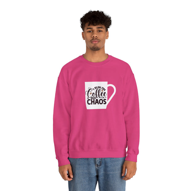 Coffee and Chaos Unisex Heavy Blend™ Crewneck Sweatshirt