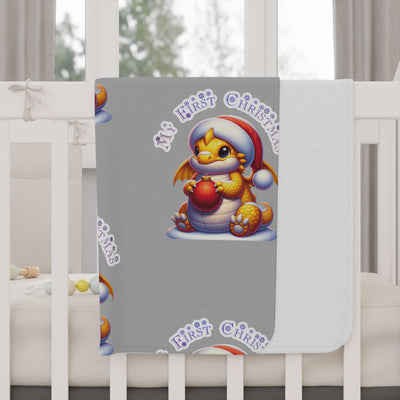 Christmas dragon Toddler Blanket