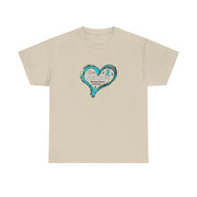 Ovarian Cancer Survivor Unisex Heavy Cotton Tee