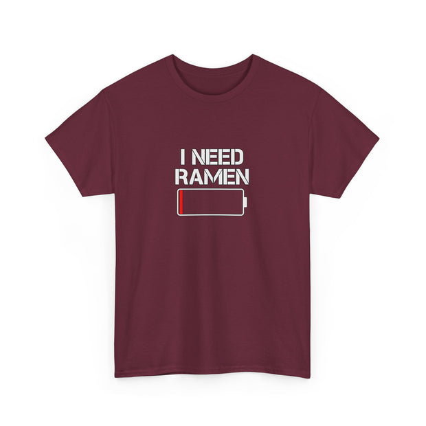 I Need Ramen Unisex Heavy Cotton Tee