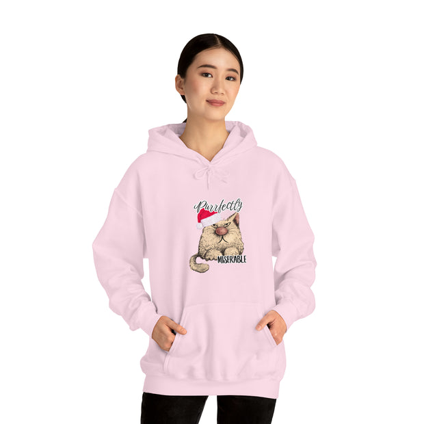 Christmas cat Unisex Heavy Blend™ Hooded Sweatshirt