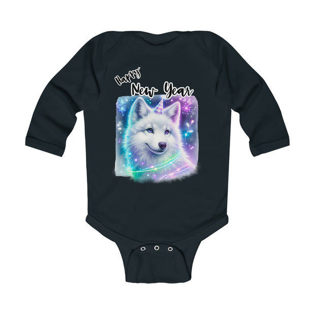 New Year Infant Long Sleeve Bodysuit