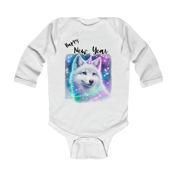 New Year Infant Long Sleeve Bodysuit