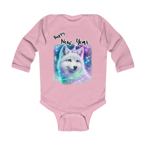 New Year Infant Long Sleeve Bodysuit