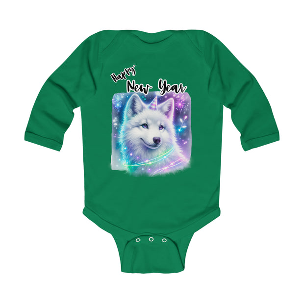 New Year Infant Long Sleeve Bodysuit