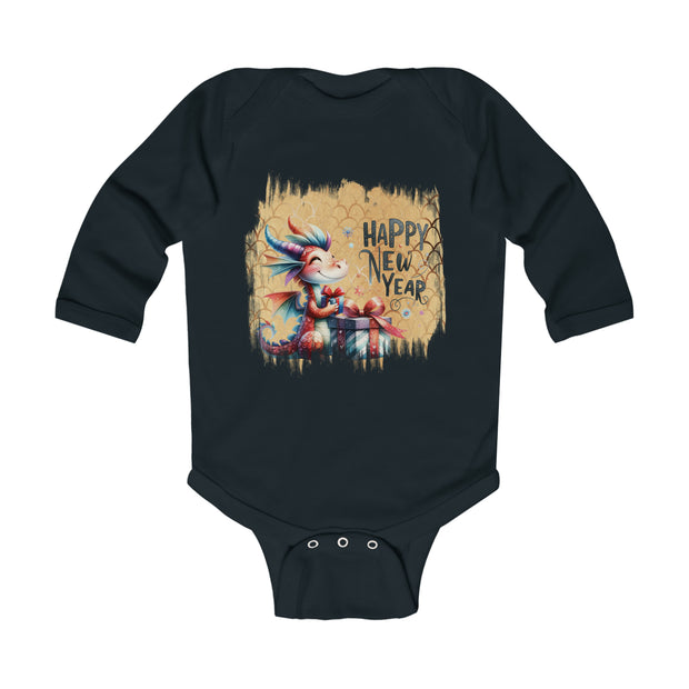 New Year Dragon Infant Long Sleeve Bodysuit