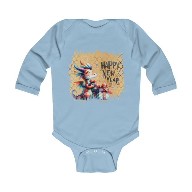 New Year Dragon Infant Long Sleeve Bodysuit