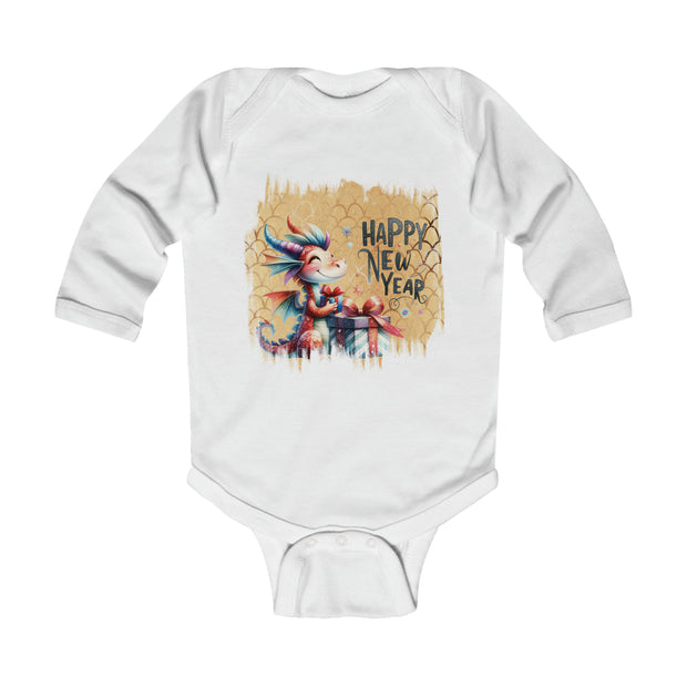 New Year Dragon Infant Long Sleeve Bodysuit