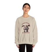 I Pretend that Coffee Helps Unisex Heavy Blend™ Crewneck Sweatshirt