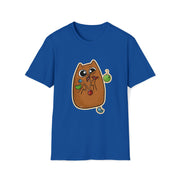 Christmas cat Unisex Softstyle T-Shirt