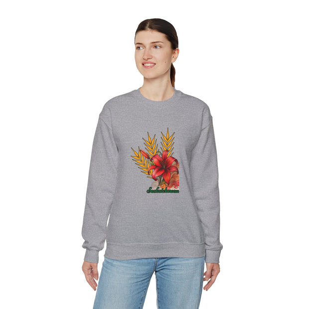 Saskatchewan Lily Unisex Heavy Blend™ Crewneck Sweatshirt