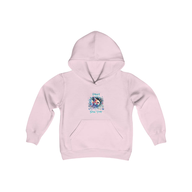 New Year Youth Heavy Blend Hooded Sweatshirt