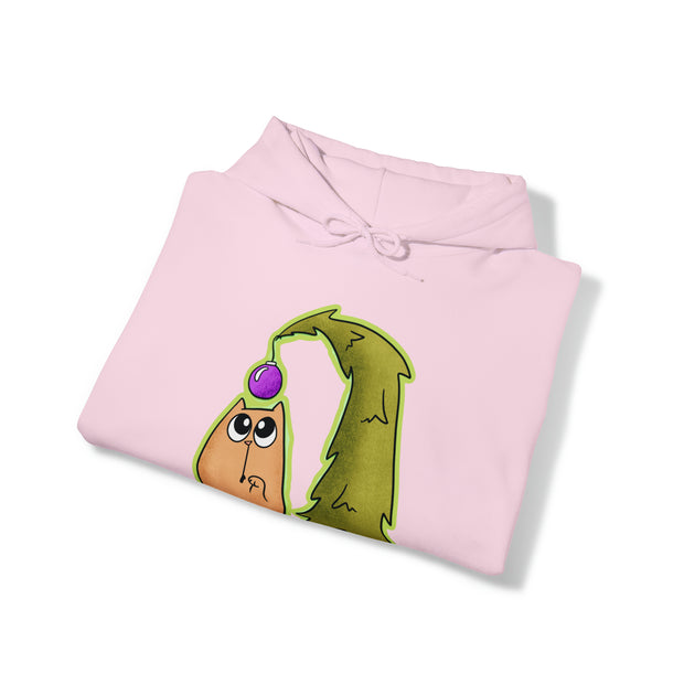 Christmas Cat Unisex Heavy Blend™ Hooded Sweatshirt
