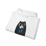 Christmas cat Unisex Heavy Blend™ Hooded Sweatshirt