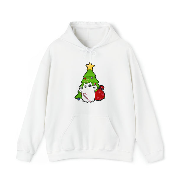 Christmas cat Unisex Heavy Blend™ Hooded Sweatshirt
