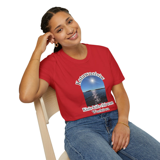 Cree Saskatchewan Skies Unisex Softstyle T-Shirt
