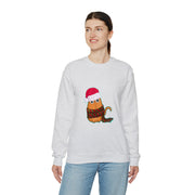 Christmas cat Unisex Heavy Blend™ Crewneck Sweatshirt