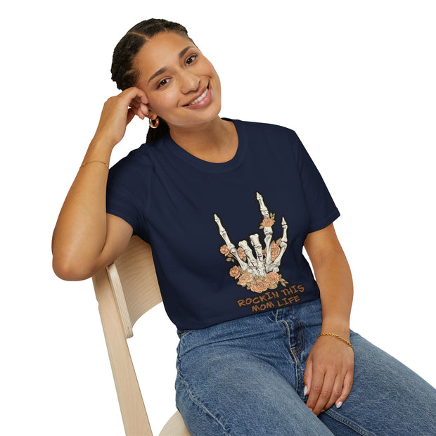 Rockin This Mom Life Unisex Softstyle T-Shirt