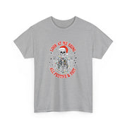 Festive Skeleton Unisex Heavy Cotton Tee