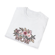 Mom Flowers Unisex Softstyle T-Shirt