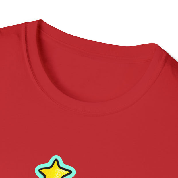 Christmas cat Unisex Softstyle T-Shirt