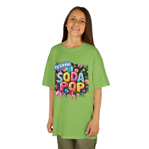 Kids Soda Pop Tee, Fun T-Shirt, Cute Apparel for Kids, Gift for Birthdays, Playdate Outfit, Colorful Kidswear