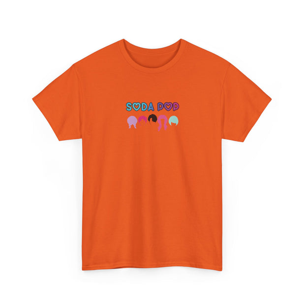 Colorful Soda Pop Unisex Heavy Cotton Tee | Fun Graphic Tee for All Occasions, Festival Apparel, Casual Wear, Gift Ideas, Summer Style