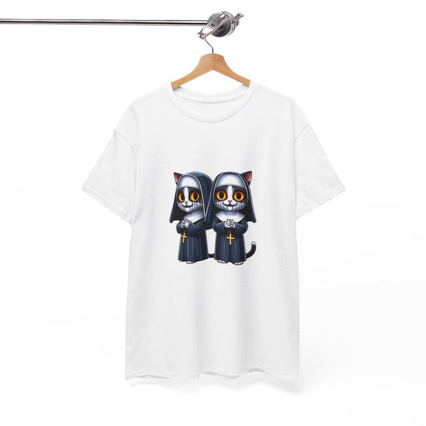 Horror Movie Cats Unisex Heavy Cotton Tee