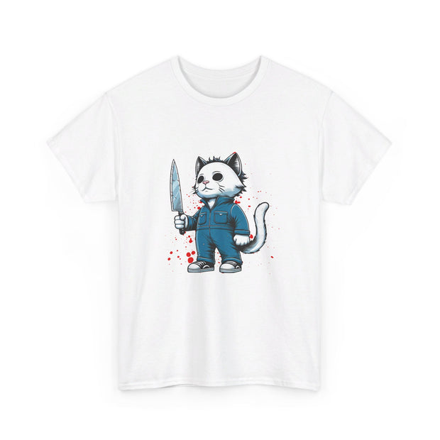 Horror Movie Cats Unisex Heavy Cotton Tee