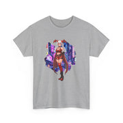 Anime Female Demon Unisex Heavy Cotton Tee