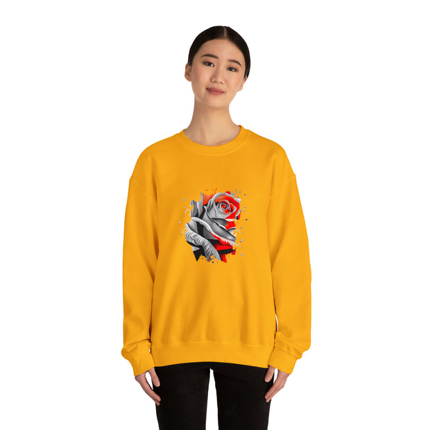 Rose Unisex Heavy Blend™ Crewneck Sweatshirt