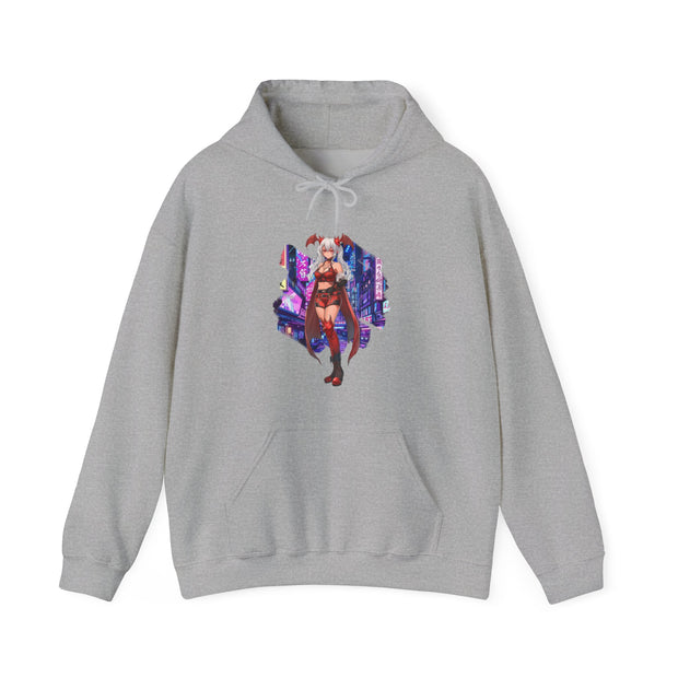 Anime Female Demon Unisex Heavy Blend™ Hooded Sweatshirt