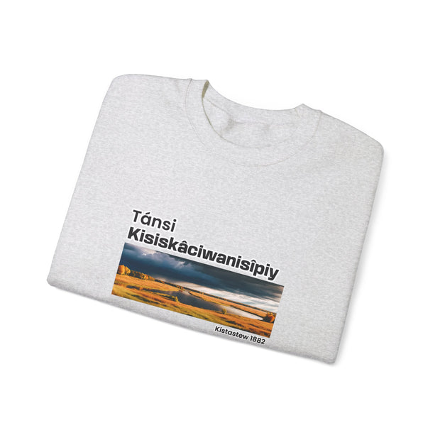 Tánsi Cree Saskatchewan Unisex Heavy Blend™ Crewneck Sweatshirt