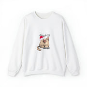 Christmas cat Unisex Heavy Blend™ Crewneck Sweatshirt