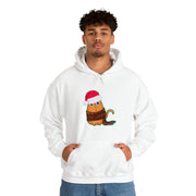 Christmas cat Unisex Heavy Blend™ Hooded Sweatshirt