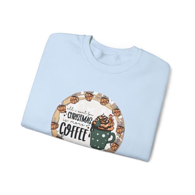 Christmas Coffee Unisex Heavy Blend™ Crewneck Sweatshirt