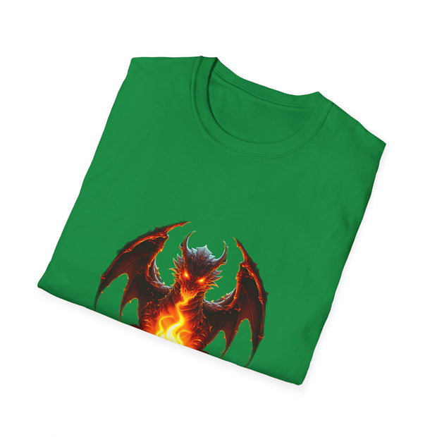 Fire Dragon Unisex Softstyle T-Shirt