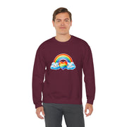 Rainbow Love Unisex Heavy Blend™ Crewneck Sweatshirt