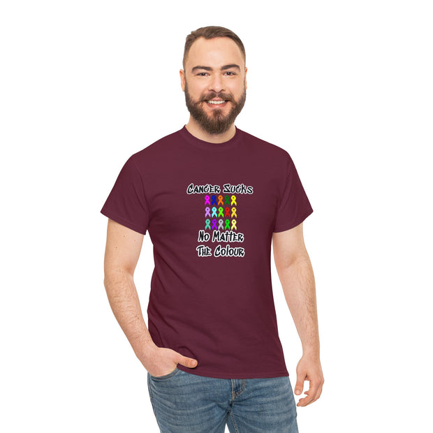 Cancer Sucks Unisex Heavy Cotton Tee
