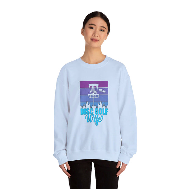 Disc Golf Wife Unisex Heavy Blend™ Crewneck Sweatshirt