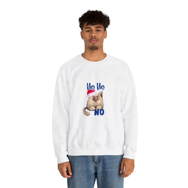 Christmas cat Unisex Heavy Blend™ Crewneck Sweatshirt