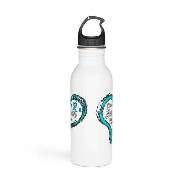 Ovarian Cancer Survivor Stainless Steel Water Bottle