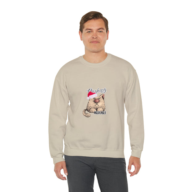 Christmas cat Unisex Heavy Blend™ Crewneck Sweatshirt