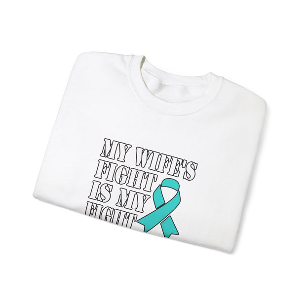My Wife’s Fight Unisex Heavy Blend™ Crewneck Sweatshirt