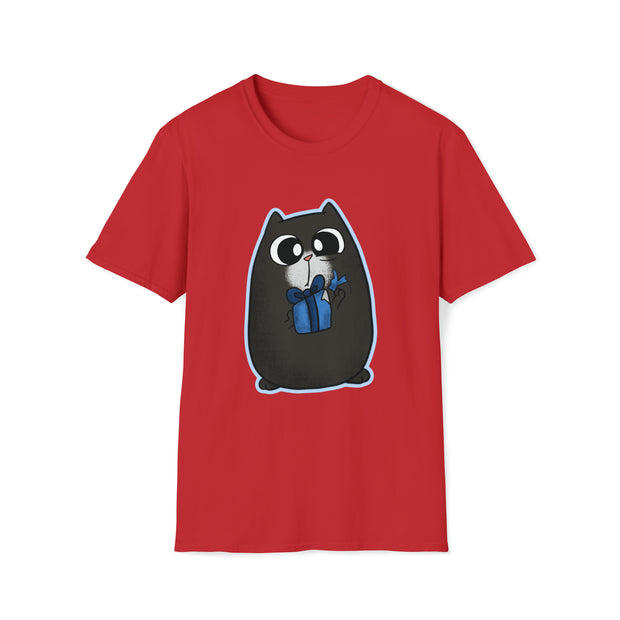 Christmas cat Unisex Softstyle T-Shirt
